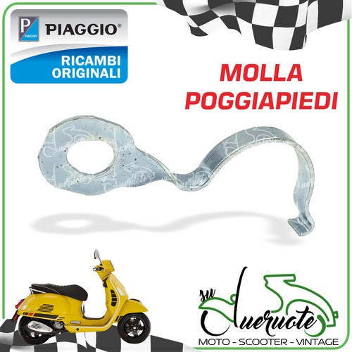 Poggiapiedi passeggero molla - poggiapiedi,