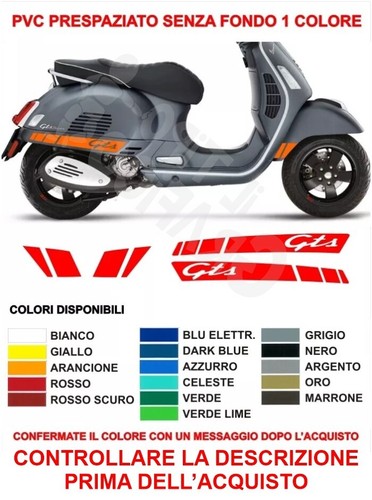 Kit adesivi stickers vespa - adesivi, gts