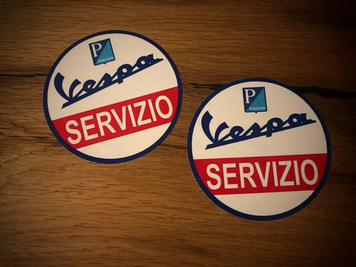 Adesivi servizio vespa - adesivi,
